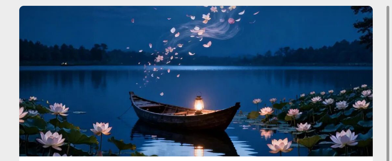 今夜月色，曾照故人归